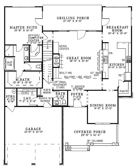 traditional style house plan  beds  baths  sqft plan   house plans floor