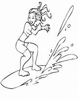 Coloring Pages Girl Subway Surfer Surfing Getcolorings Batch sketch template