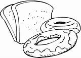 Coloring Bread Loaf Cliparts Computer Designs Use sketch template