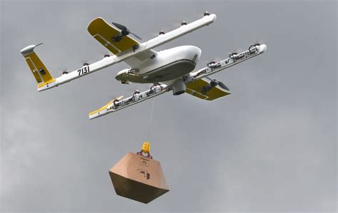 googles wing drone deliveries soar  pandemic   volume increase urban air