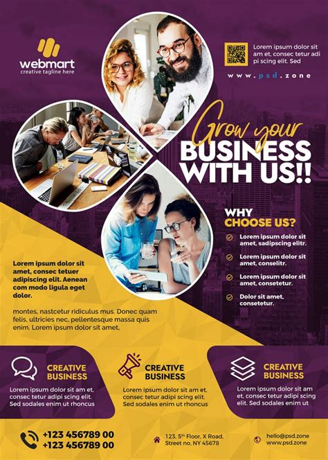 business promotion creative flyer design psd psdfreebiescom