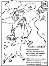 Lamb Mary Nursery Had Little Coloring Rhyme Pages Sheet Poem Preschool Rhymes Worksheets Activities Songs Quite Contrary Fun Printable Musings sketch template