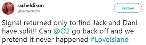 Love Island S Dani Dyer Deletes Post Confirming Jack Fincham Split