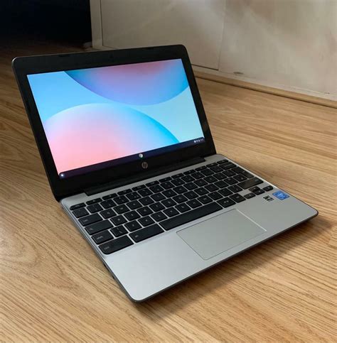 grey hp google chromebook laptop owned   months  longer requiredneeded  croxley