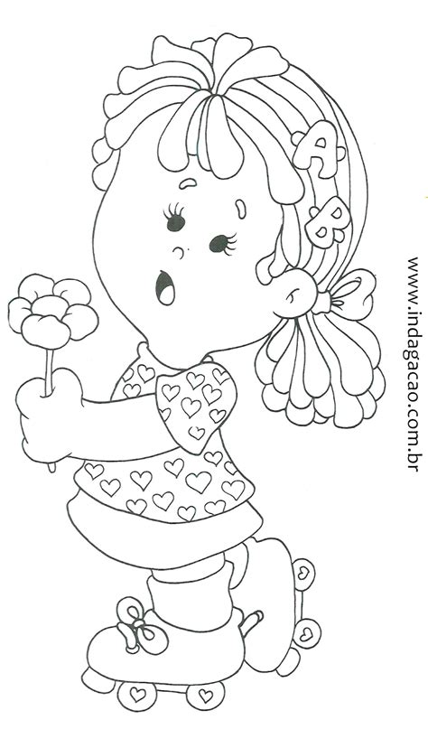 Desenho De Menina Com Flor Baixar Grátis IndagaÇÃo