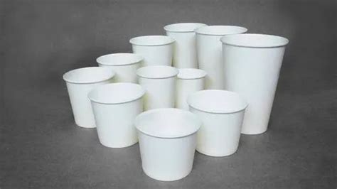 packet size  pieces white plain disposable paper cups capacity