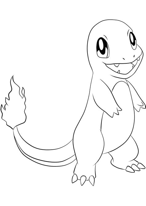 charmander coloring sheet coloring pages