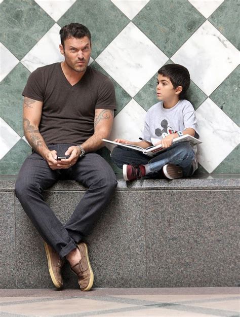 brian austin green accused of cutting son out of his life by ex