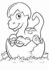 Hatched Dinosaurs sketch template