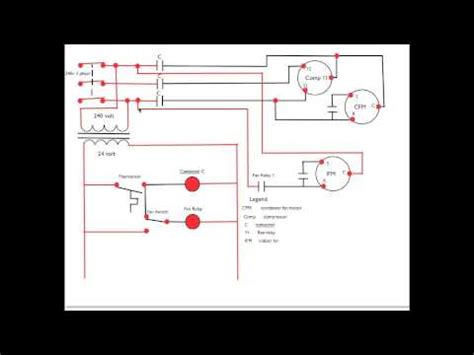 phase air conditioner schematic appliance video