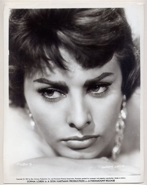 Sophia Loren 1957 Original Photo Sexy Close Up Portrait Ebay