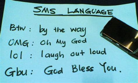 sms language
