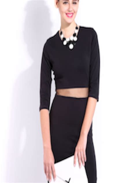 Buy Dressberry Black Cling Berry Dress Dresses For Women 382558 Myntra