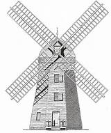 Windmill Model Science Drawing Dutch Line Build Exhibition Solar Sun Getdrawings Power sketch template