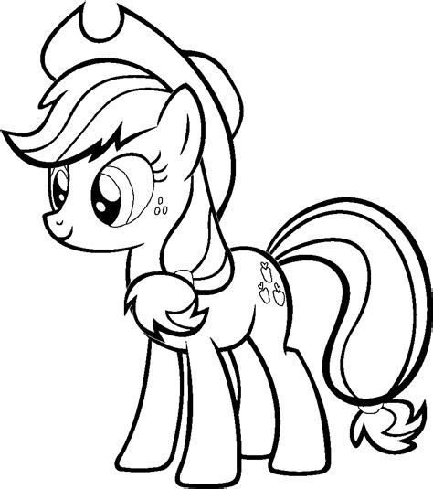 applejack coloring pages  coloring coloring home