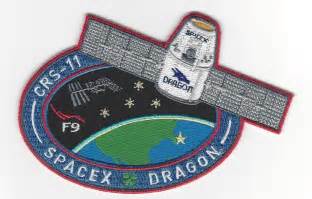 crs  spacex mission patch  air force space  missile museum