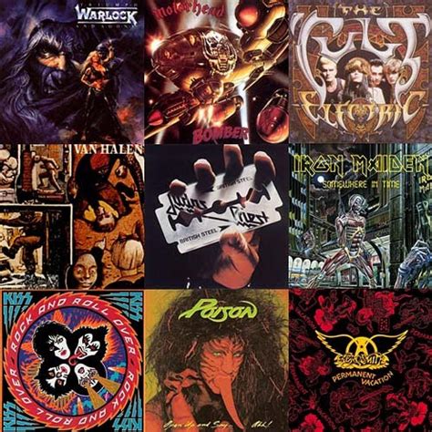 Top 10 Heavy Metal Hard Rock Album Covers ~ Coverdesign