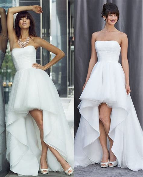 wd romantic wedding dresses short  front long  wedding dress bridesmaid dresses