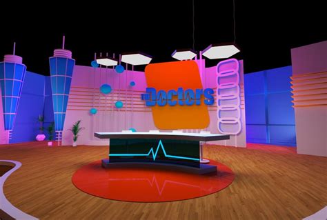 zyad fathy tv studio set design   doctors talk show