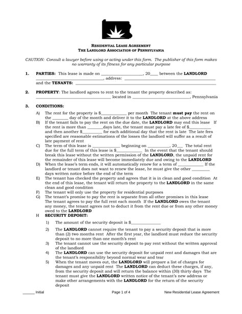 georgia month  month lease agreement template  word