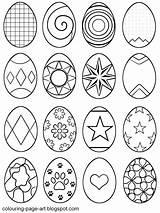 Easter Egg Eggs Coloring Drawing Printable Colouring Drawings Pages Designs Kids Multiple Sheet Patterns Symbol Outline Line Hatching Colour Abstract sketch template
