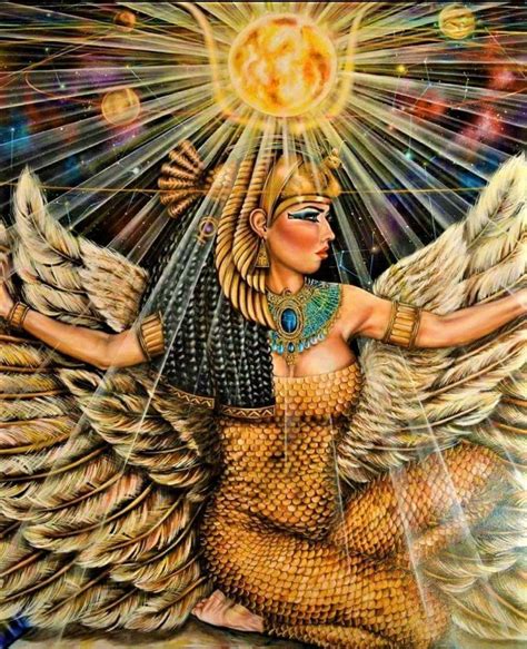 Egyptian Goddess Art Egyptian Deity Isis Goddess Egyptian Queen