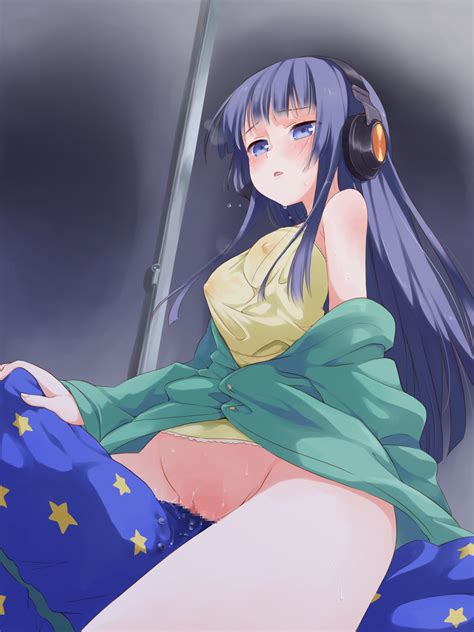 Rule 34 Blue Eyes Blue Hair Blush Bottomless Breasts Camisole
