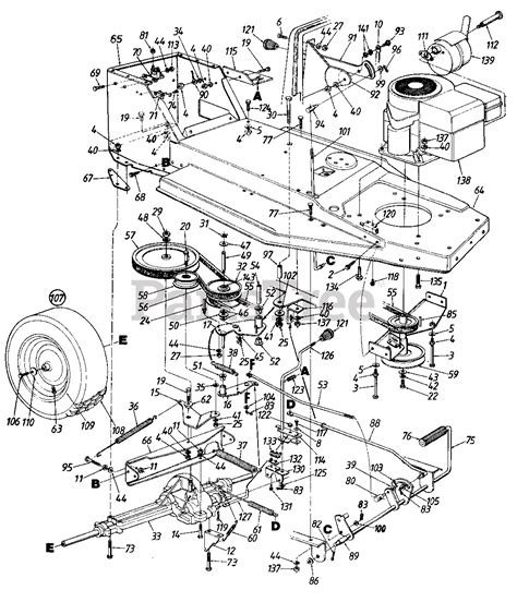 mtd    mtd lawn tractor  parts parts lookup  diagrams partstree