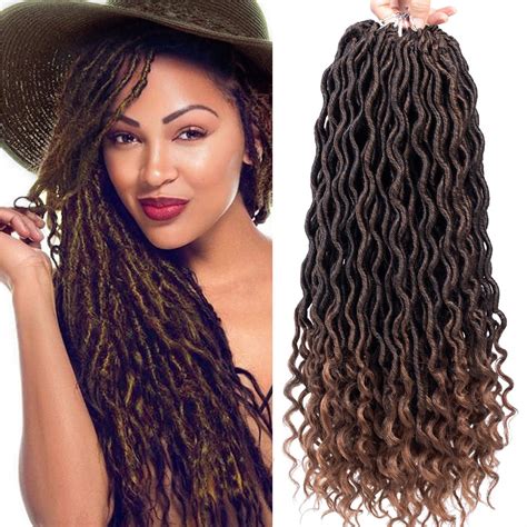 Karida Faux Locs Crochet Hair Deep Wave Braiding Hair With