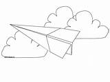 Avion Samolot Papierowy Kolorowanka Coloriages Designlooter Druku Malowankę Wydrukuj sketch template