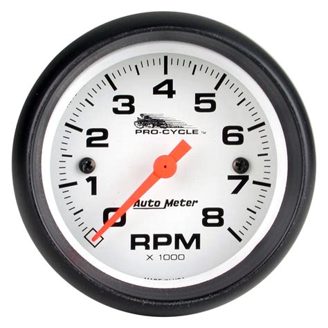 auto meter  pro cycle series   tachometer gauge  rpm motorcycleidcom
