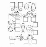 Finger Puppet Templates Printable Template Puppets Pdf Monkey Animals Kids Zoo Patterns Paper Craft Jungle Diy Crafts Animal Print Folding sketch template