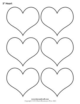 blank heart templates printable heart shape pdfs