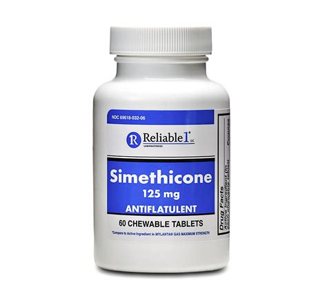simethicone  mg chew tablet