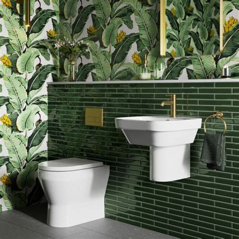 inspirasi wallpaper dinding kamar mandi  unik  menarik