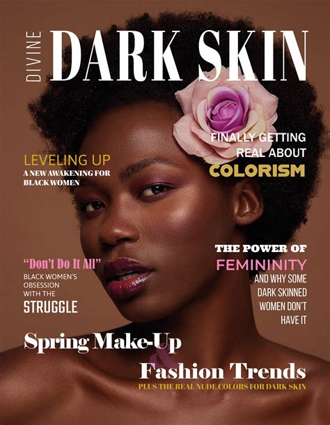 print magazine  dark skinned black women  girls newswire