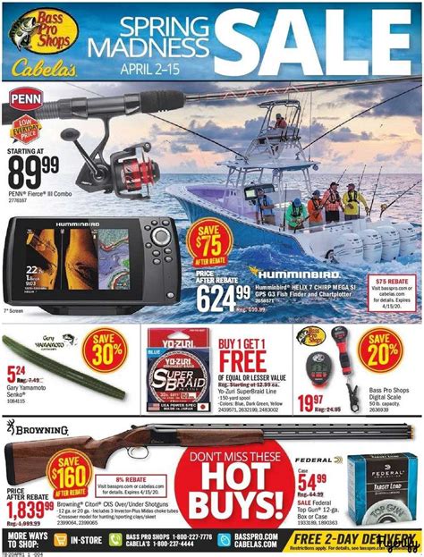 Bass Pro Shops Weekly Ad And Flyer April 2 To 15 Canada