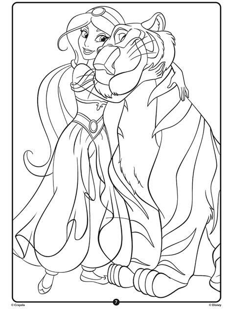 coloring page jasmine coloring page book