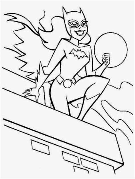 batgirl superhero coloring pages superhero coloring super hero