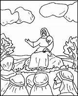 Sermon Coloring Plain Jesus Pages Sermons Childrens Visit Children Mary Kids sketch template