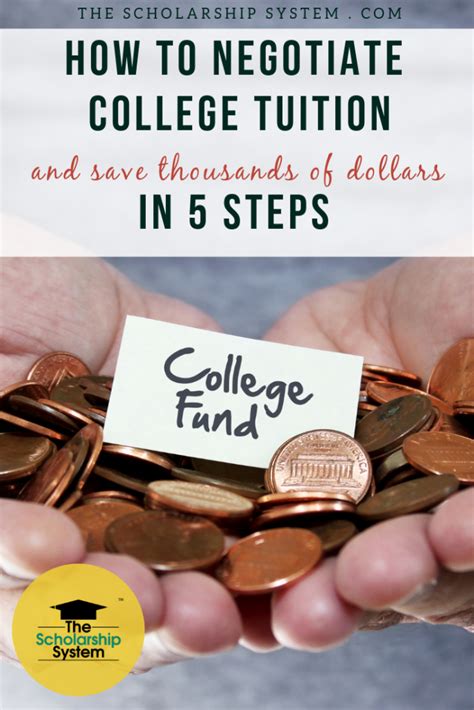 negotiate college tuition  save thousands  dollars