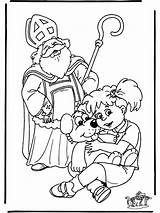 Sinterklaas Nikolaus Sankt Sint Annonse Anzeige Kleurplaten Advertentie sketch template