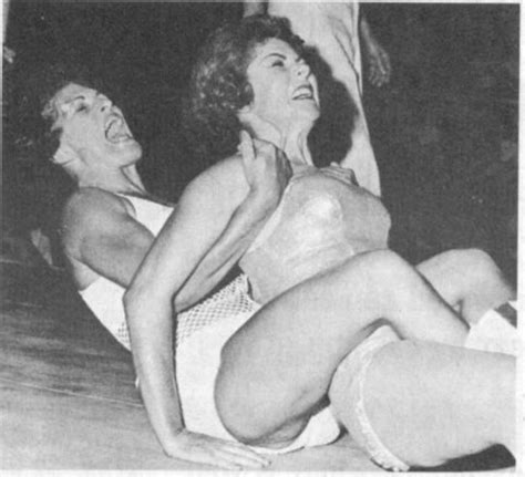 vintage nude women wrestling