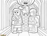 Lego Emmet Coloring Movie Pages Divyajanani sketch template