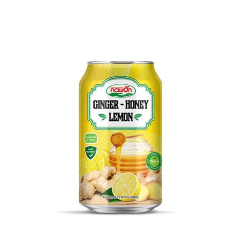 ginger honey lemon juice drink ml packing   carton