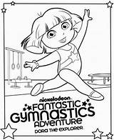 Coloring Gymnastics Pages Dora Color Printable Explorer Girl Clipart Colouring Gymnastic Diego Sheets Print Quotes Kids Party Clipground Peacock Getcolorings sketch template