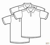 Coloring Polo Pages Shirts Printable Shirt Book Color Print sketch template