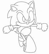 Sonic Tails Ausmalbilder Malvorlagen Knuckles Ausdrucken Exe Coloringhome Desde sketch template