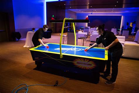 air hockey table rental national event pros