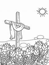 Easter Kreuz Malvorlagen Printables Cool2bkids Methodist Crucifixion sketch template